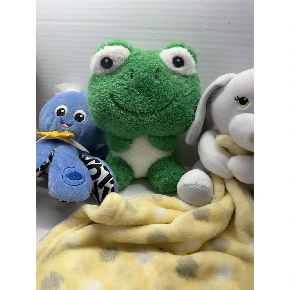 Lot Plush Toys‎ Baby Einstein Octoplush Panda Frog Dogs Lovey Blanket